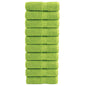 JUNG Vida Premium Waschhandtücher SOLUND 10 Stück Apfelgrün 30x30 cm 600 g/m²