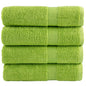 JUNG Vida Premium-Handtücher SOLUND 4 Stk. Apfelgrün 50x100 cm 600 g/m²