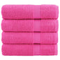JUNG Vida Premium-Duschtücher SOLUND 4 Stk. Rosa 70x140 cm 600 g/m²
