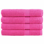JUNG Vida Premium-Saunatücher SOLUND 4 Stk. Rosa 80x200 cm 600 g/m²
