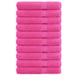 JUNG Vida Premium-Saunatücher SOLUND 10 Stk. Rosa 80x200 cm 600 g/m²