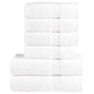 JUNG Vida 6 tlg. Premium-Handtuch-Set SOLUND Weiß 600 g/m²
