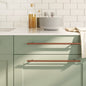JUNG Vida Möbelgriffe 10 Stk. Bronzen 320 mm Edelstahl