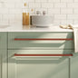 JUNG Vida Möbelgriffe 20 Stk. Bronzen 480 mm Edelstahl