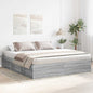 JUNG Vida Bettgestell Grau Sonoma 200x200 cm