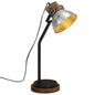 JUNG Vida Schreibtischlampe 25 W Vintage-Silber 18x18x60 cm E27