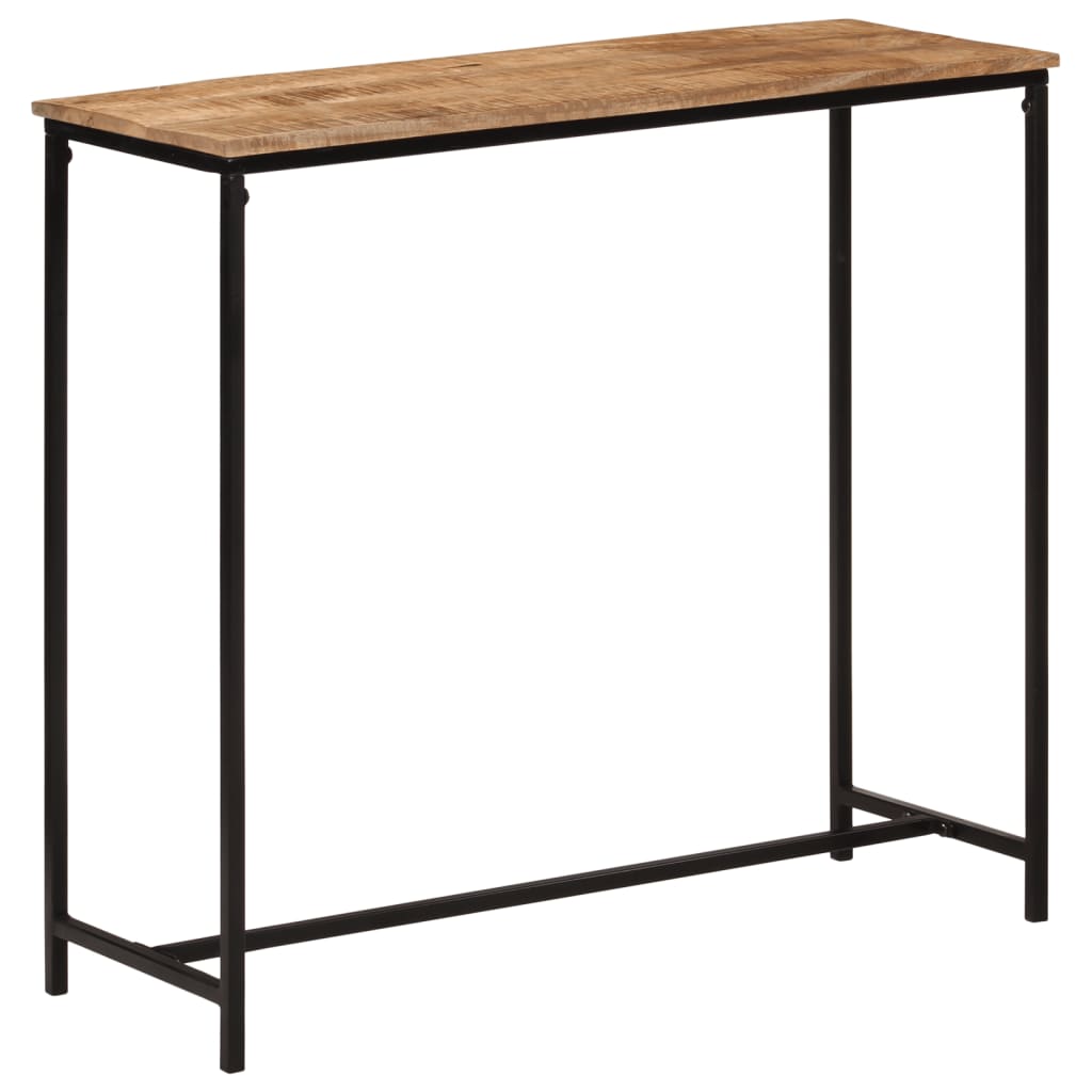 JUNG Vida Konsolentisch 80x30x74 cm Massivholz Mango und Eisen