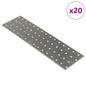 JUNG Vida Lochplatten 20 Stk. 2 mm 300x80 mm Verzinkter Stahl