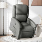 JUNG Vida Relaxsessel mit Aufstehhilfe Dunkelgrau Stoff