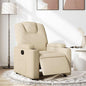 JUNG Vida Relaxsessel Elektrisch Creme Stoff