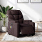 JUNG Vida Massagesessel Elektrisch Dunkelbraun Stoff