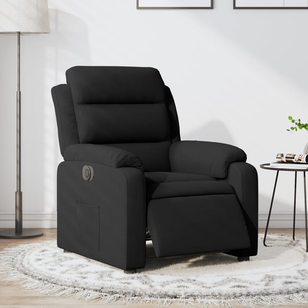 JUNG Vida Relaxsessel Elektrisch Schwarz Samt