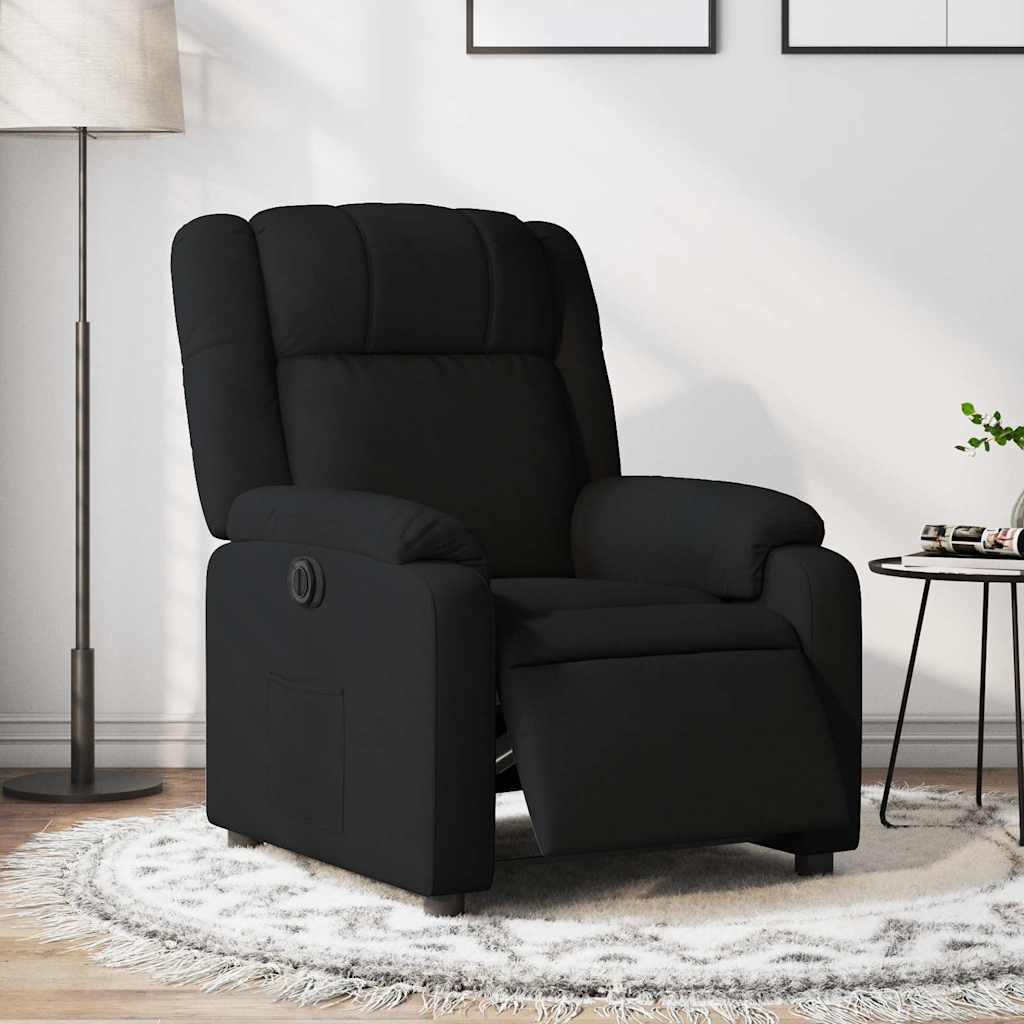 JUNG Vida Relaxsessel Elektrisch Schwarz Stoff
