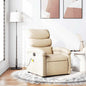 JUNG Vida Massage-Relaxsessel, cremefarbener Stoff