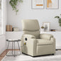 JUNG Vida Massagesessel mit Relaxfunktion, Kunstleder, Creme