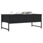 JUNG Vida Couchtisch Schwarz 101x49x39,5 cm Holzwerkstoff