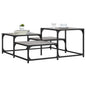JUNG Vida Couchtisch Grau Sonoma 87,5x87,5x40 cm Holzwerkstoff