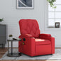 JUNG Vida Massagesessel Rot Kunstleder