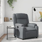 JUNG Vida Relaxsessel Grau Kunstleder