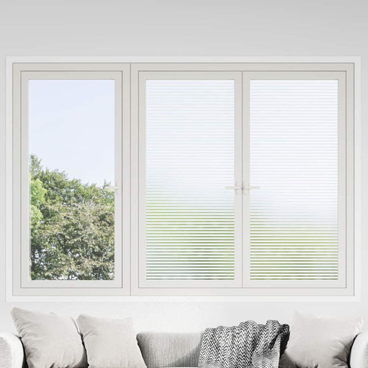 JUNG Vida Fensterfolien Matt Streifen-Design PVC