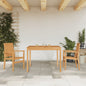 JUNG Vida 3-tlg. Garten-Essgruppe Massivholz Teak