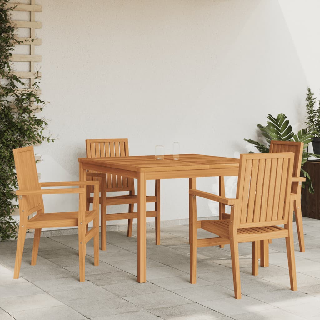 JUNG Vida 5-tlg. Garten-Essgruppe Massivholz Teak
