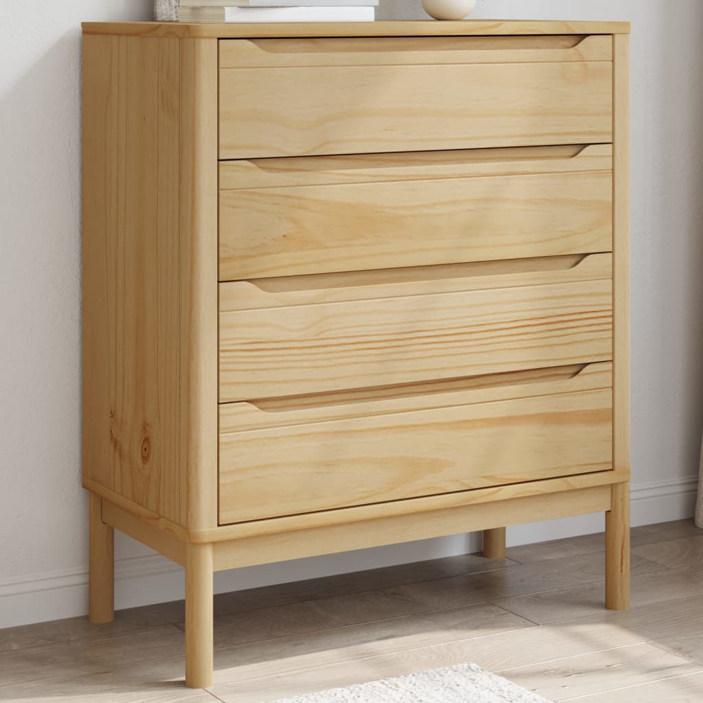 JUNG Vida Kommode FLORO Wachsbraun Massivholz Kiefer