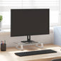 JUNG Vida Monitorständer Weiß 40x20x8 cm Hartglas und Metall
