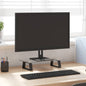 JUNG Vida Monitorständer Schwarz 40x20x8 cm Hartglas und Metall