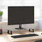 JUNG Vida Monitorständer Schwarz 60x20x8 cm Hartglas und Metall