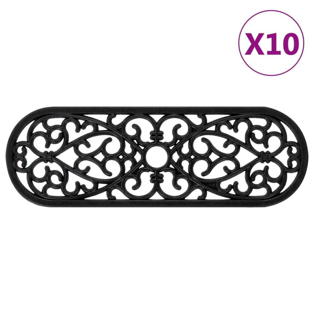 JUNG Vida Stufenmatten 10 Stk. 25x75 cm Gummi