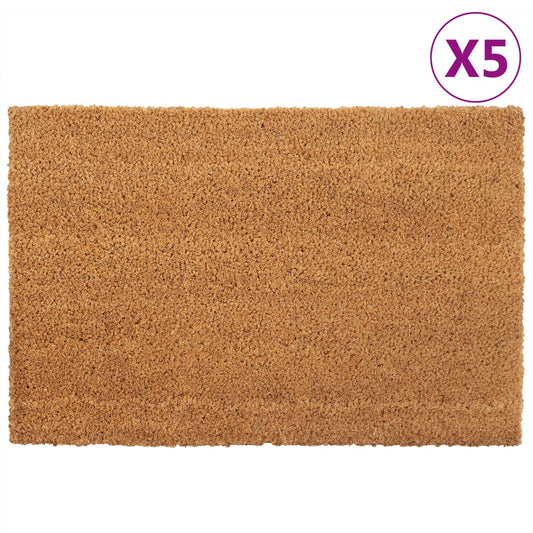 JUNG Vida Fußmatten 5 Stk. Natur 40x60 cm Kokosfaser Getuftet