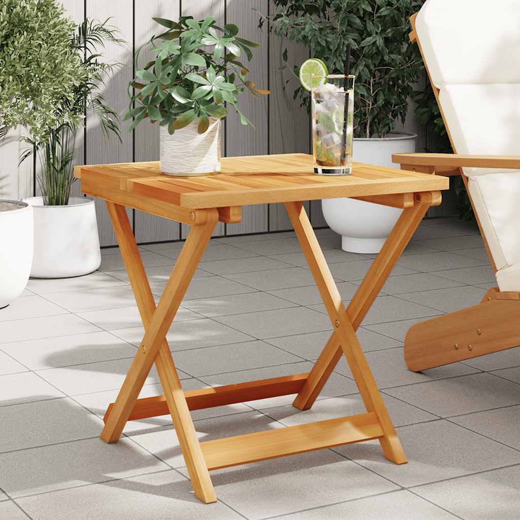 JUNG Vida Gartentisch Klappbar 50x50x50 cm Massivholz Akazie