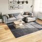 JUNG Vida Teppich HUARTE Kurzflor Weich und Waschbar Anthrazit 240x240 cm