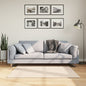 JUNG Vida Teppich HUARTE Kurzflor Weich und Waschbar Beige 120x120 cm