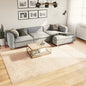 JUNG Vida Teppich HUARTE Kurzflor Weich und Waschbar Beige 240x340 cm