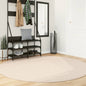 JUNG Vida Teppich HUARTE Kurzflor Weich und Waschbar Beige Ø 200 cm