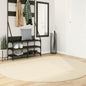 JUNG Vida Teppich HUARTE Kurzflor Weich und Waschbar Creme Ø 200 cm