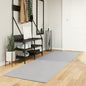 JUNG Vida Teppich HUARTE Kurzflor Weich und Waschbar Grau 80x250 cm
