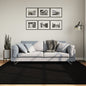 JUNG Vida Teppich HUARTE Kurzflor Weich und Waschbar Schwarz 200x200 cm