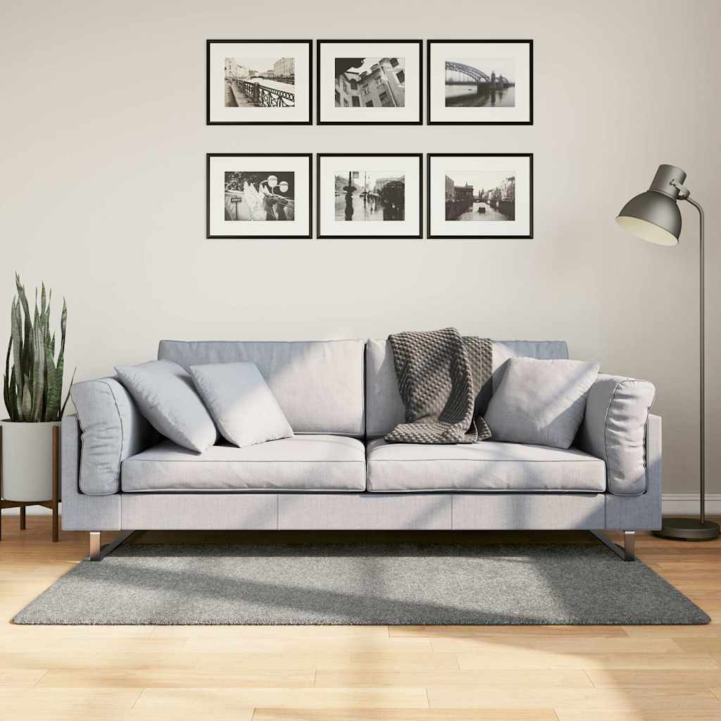 JUNG Vida Teppich Shaggy Hochflor Modern Grün 80x150 cm