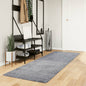 JUNG Vida Teppich Shaggy Hochflor Modern Blau 80x250 cm