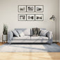 JUNG Vida Teppich Shaggy Hochflor Modern Blau 140x200 cm