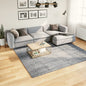 JUNG Vida Teppich Shaggy Hochflor Modern Blau 240x240 cm