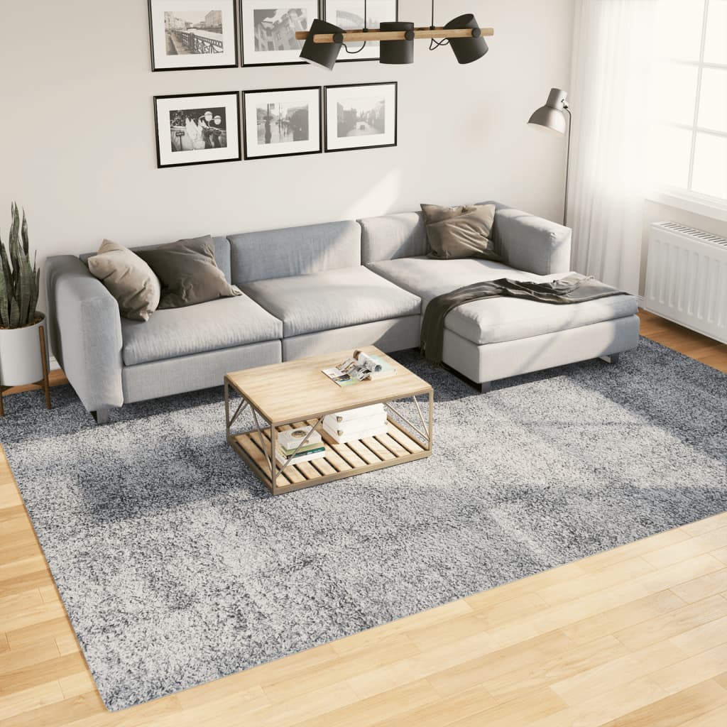 JUNG Vida Shaggy-Teppich PAMPLONA Hochflor Modern Blau 240x340 cm