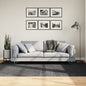 JUNG Vida Teppich IZA Kurzflor Skandi-Stil Anthrazit 160x230 cm