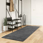 JUNG Vida Teppich OVIEDO Kurzflor Anthrazit 80x250 cm
