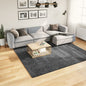 JUNG Vida Teppich OVIEDO Kurzflor Anthrazit 240x240 cm