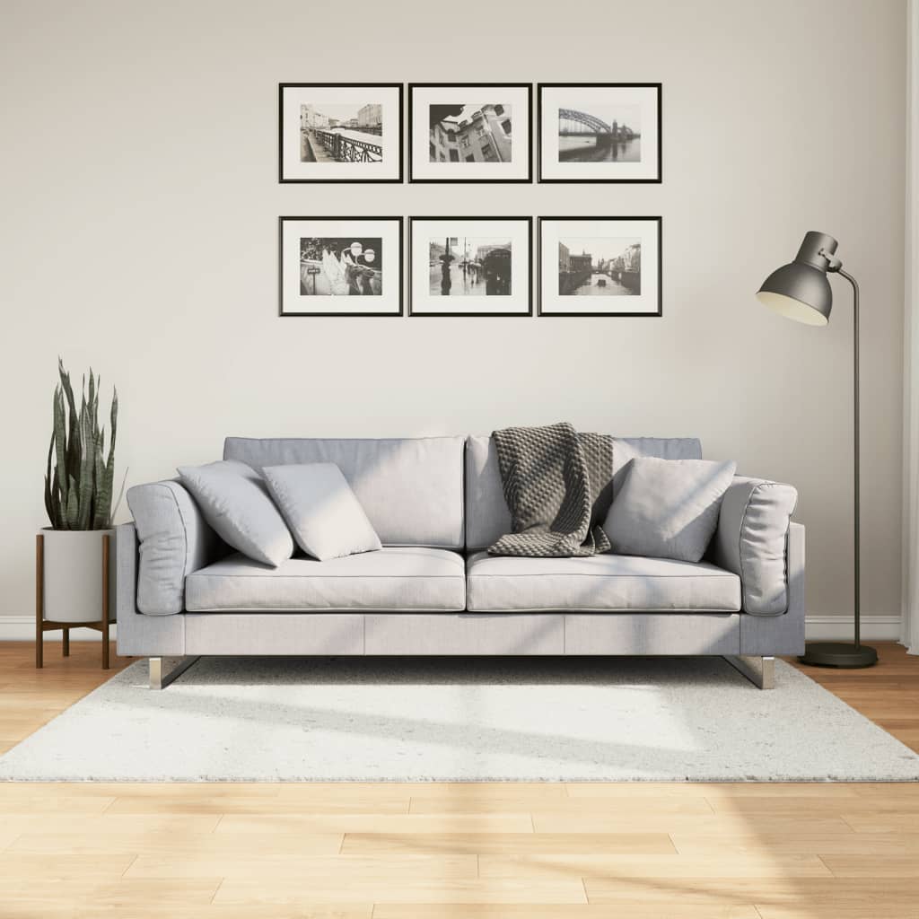 JUNG Vida Teppich OVIEDO Kurzflor Creme 120x120 cm