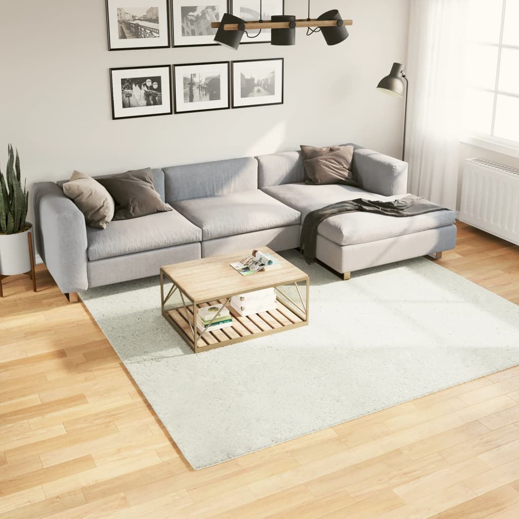 JUNG Vida Teppich OVIEDO Kurzflor Creme 240x240 cm